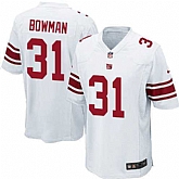 Nike Men & Women & Youth Giants #31 Bowman White Team Color Game Jersey,baseball caps,new era cap wholesale,wholesale hats